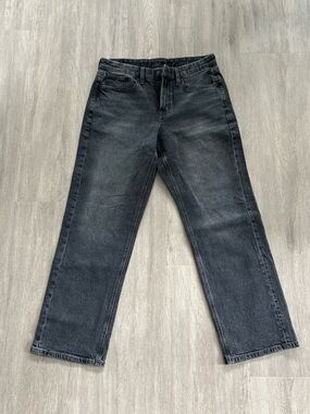 American Eagle Outfitters Charcoal Black straight leg jeans